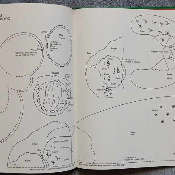 1986 Christmas Crafts Book, Vintage Retro 80s Projects, Holiday Winter Fall - Picture 11 of 13